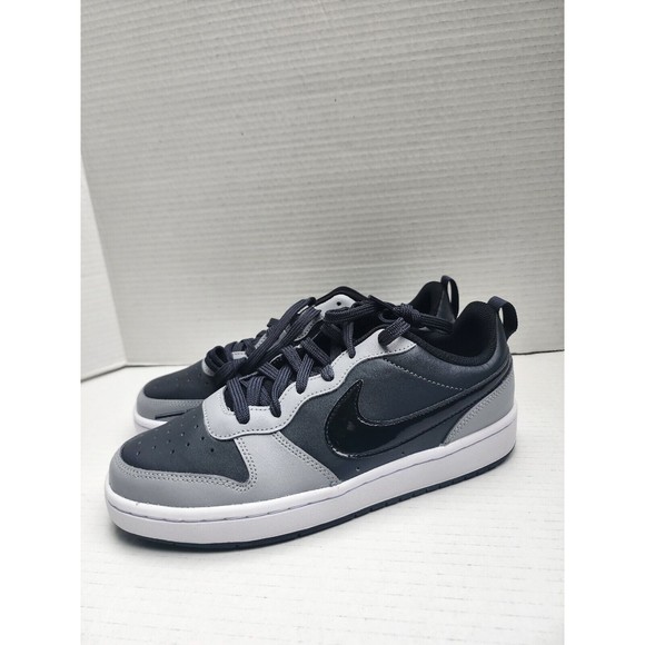 New Nike Court Borough Low 2 Boys Dunk Shoes Size 7Y Wmn\'s Black 8.5 Grey BQ5448 main image 9